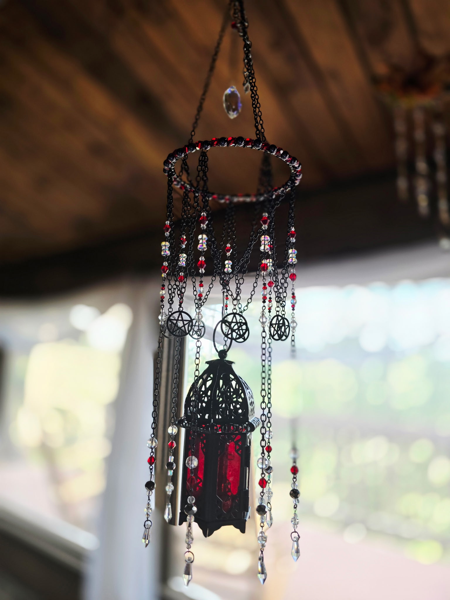 Black & Red Suncatcher — Suncatchers