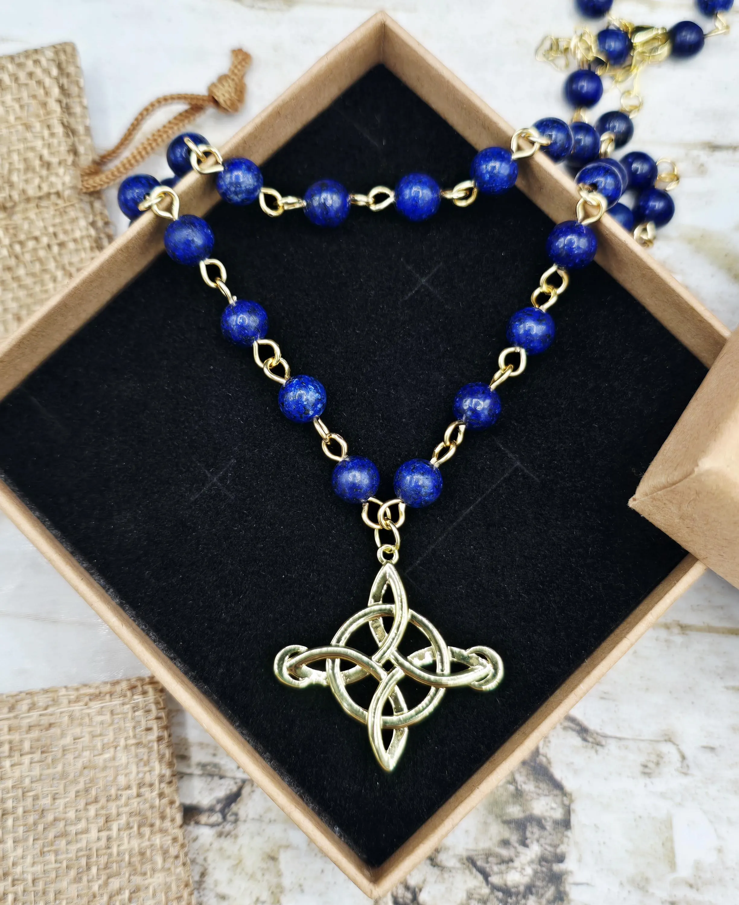 Lapis Witch Knot — Jewelry